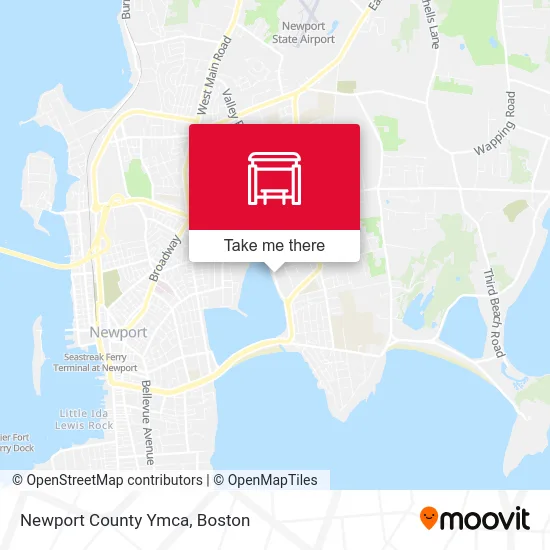 Newport County Ymca map