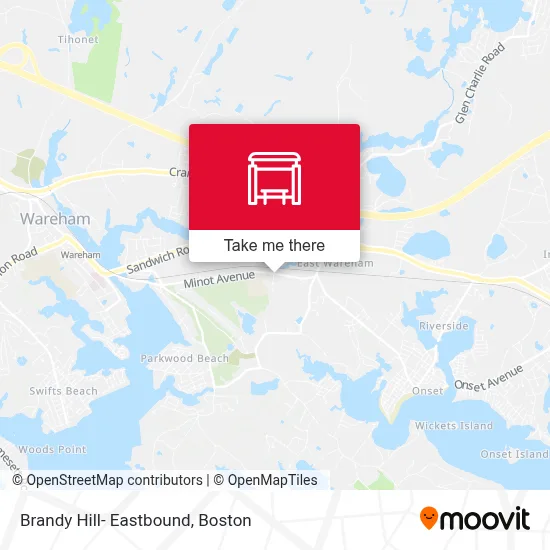 Brandy Hill- Eastbound map