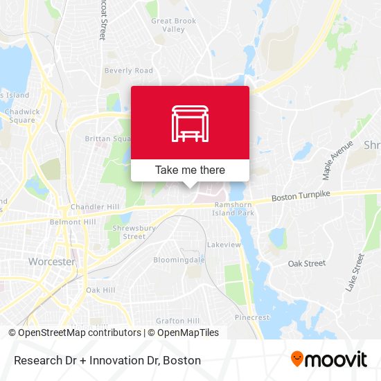 Research Dr + Innovation Dr map