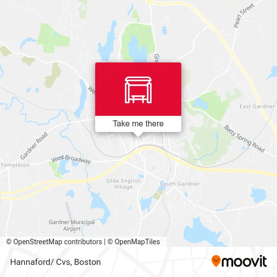 Hannaford/ Cvs map