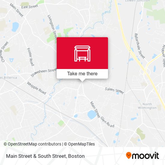 Main Street & South Street map