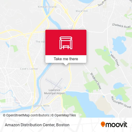 Amazon Distribution Center map