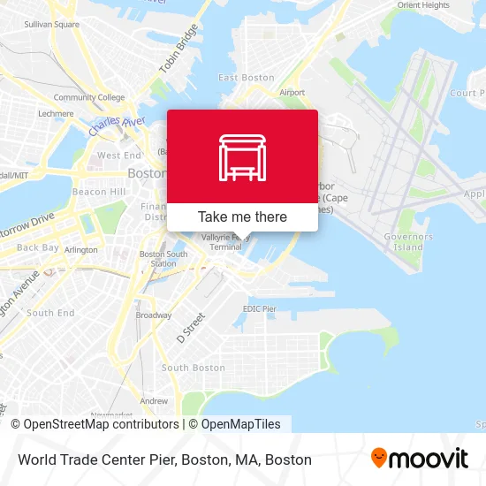 World Trade Center Pier, Boston, MA map