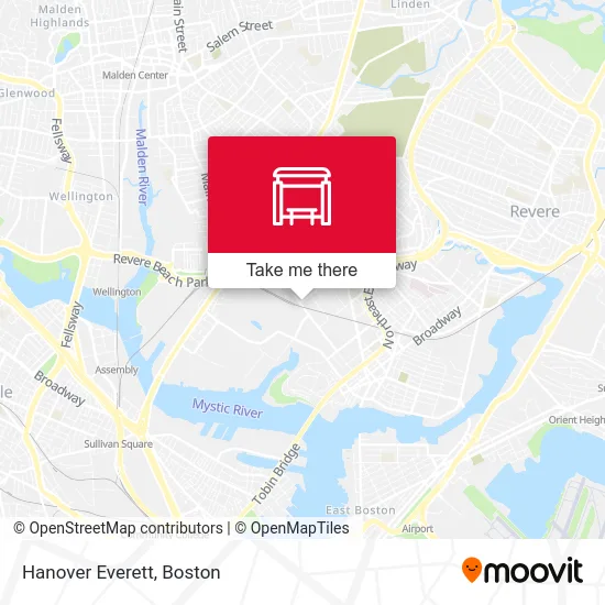 Hanover Everett map