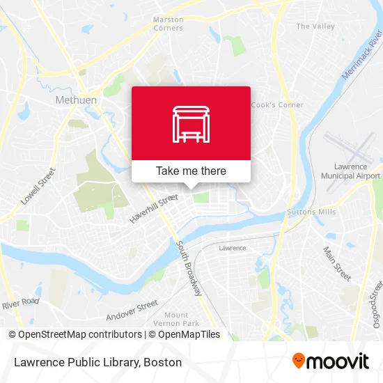 Lawrence Public Library map