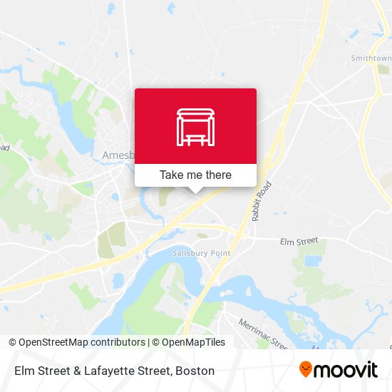 Mapa de Elm Street & Lafayette Street