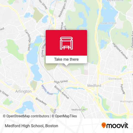 Medford High School map
