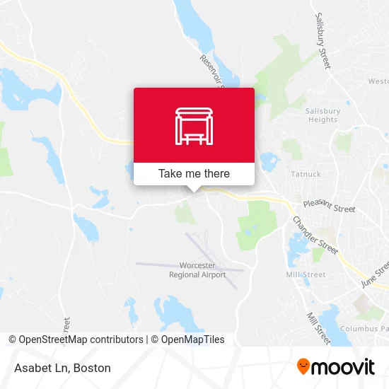 Asabet Ln map