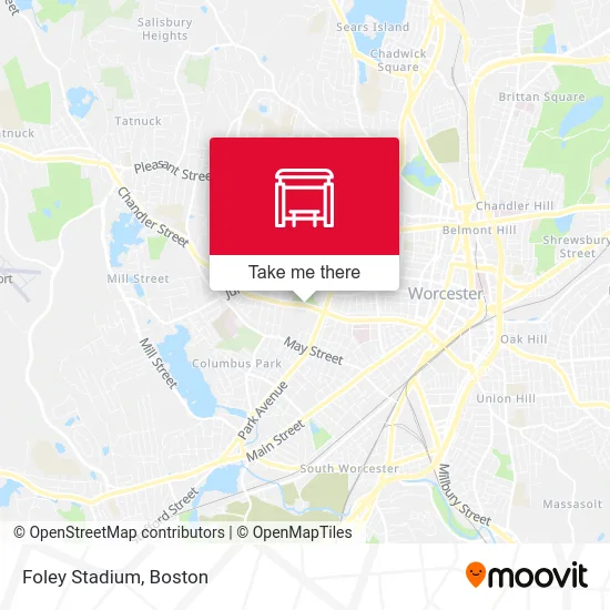 Mapa de Foley Stadium