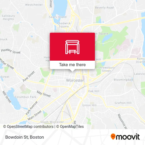 Bowdoin St map