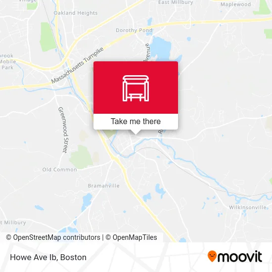 Howe Ave Ib map