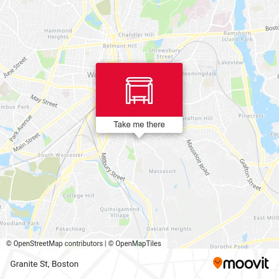 Granite St map