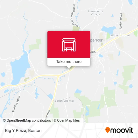 Big Y Plaza map