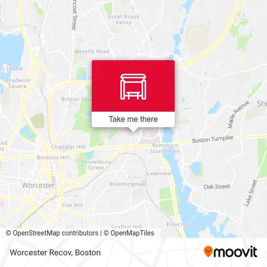 Worcester Recov map