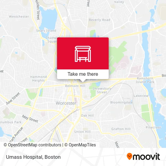 Umass Hospital map