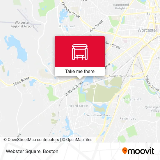Webster Square map