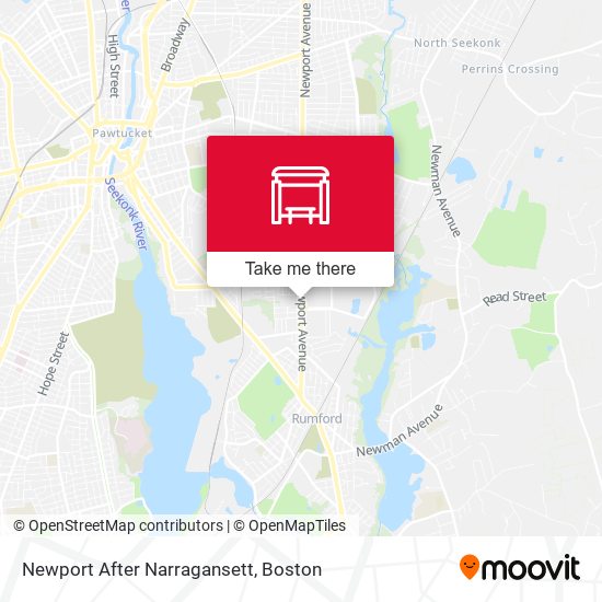 Newport After Narragansett map