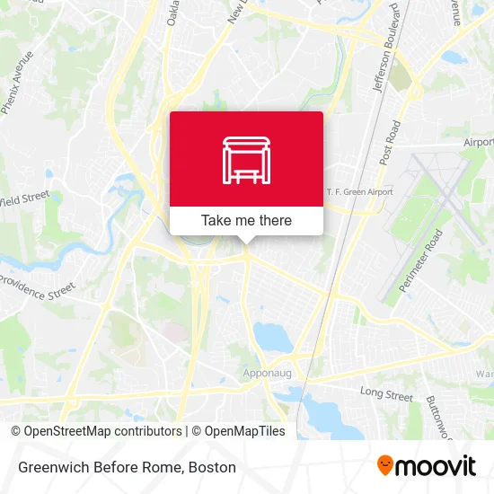 Greenwich Before Rome map