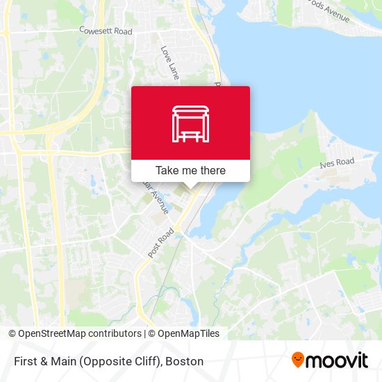 First & Main (Opposite Cliff) map