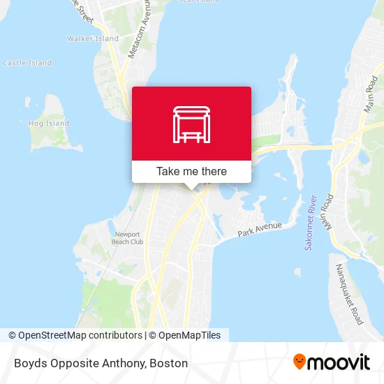 Boyds Opposite Anthony map