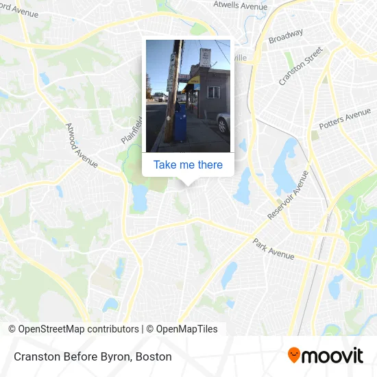 Cranston Before Byron map