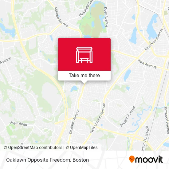 Oaklawn Opposite Freedom map