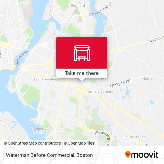 Waterman Before Commercial map