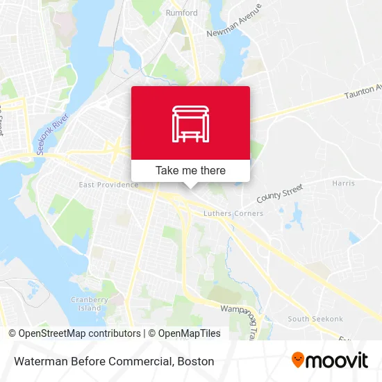 Waterman Before Commercial map