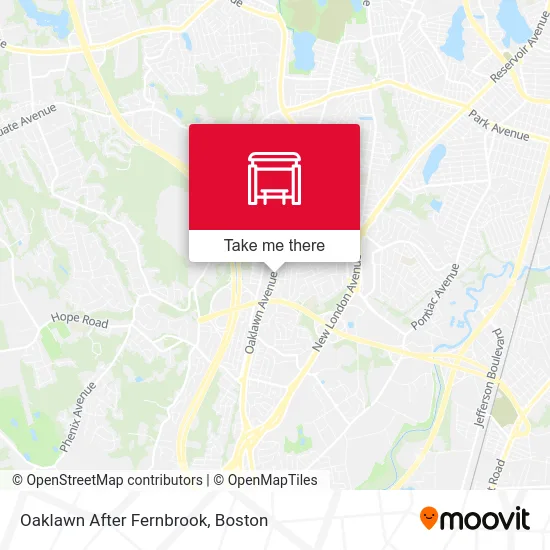 Oaklawn After Fernbrook map