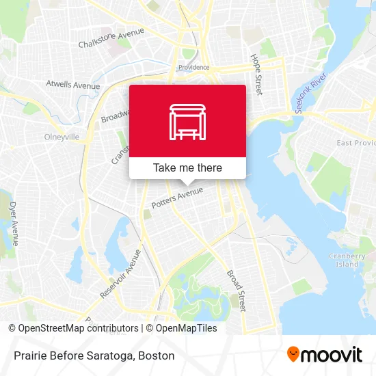 Prairie Before Saratoga map