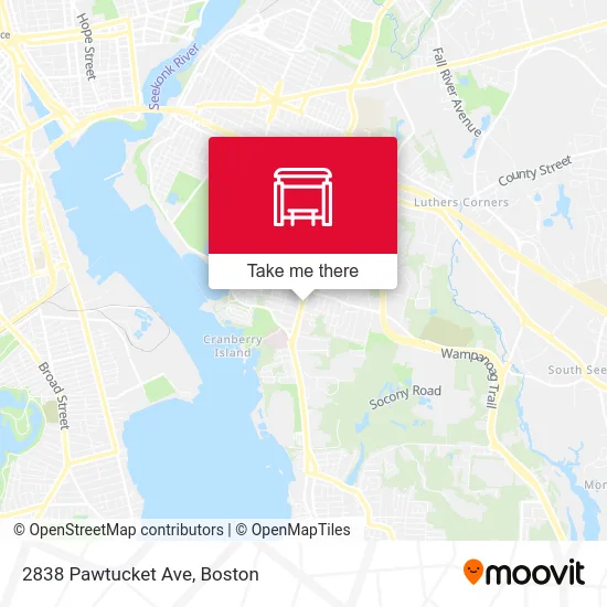 2838 Pawtucket Ave map