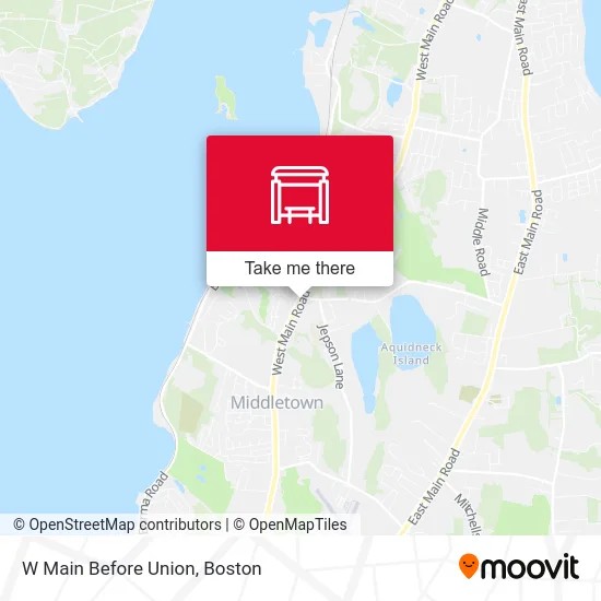 Mapa de W Main Before Union