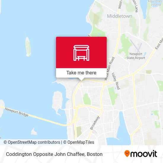 Coddington Opposite John Chaffee map