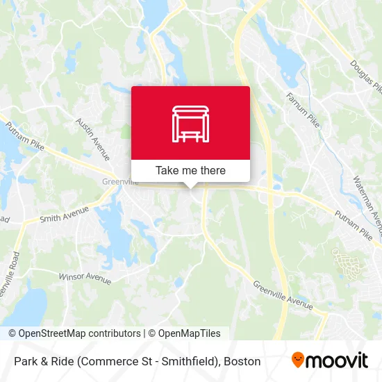 Park & Ride (Commerce St - Smithfield) map