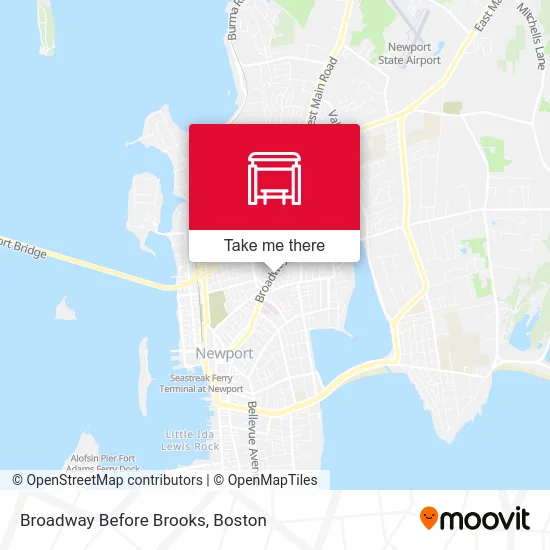 Broadway Before Brooks map