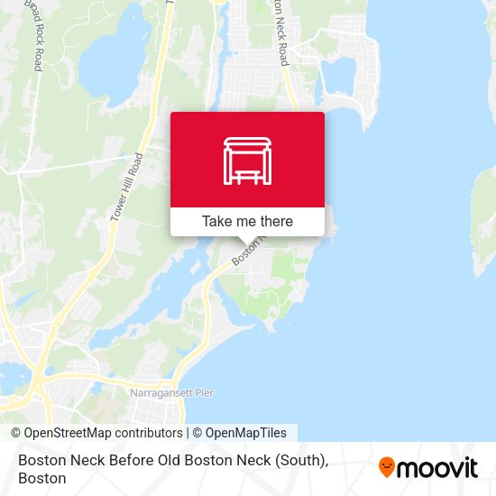 Boston Neck Before Old Boston Neck (South) map
