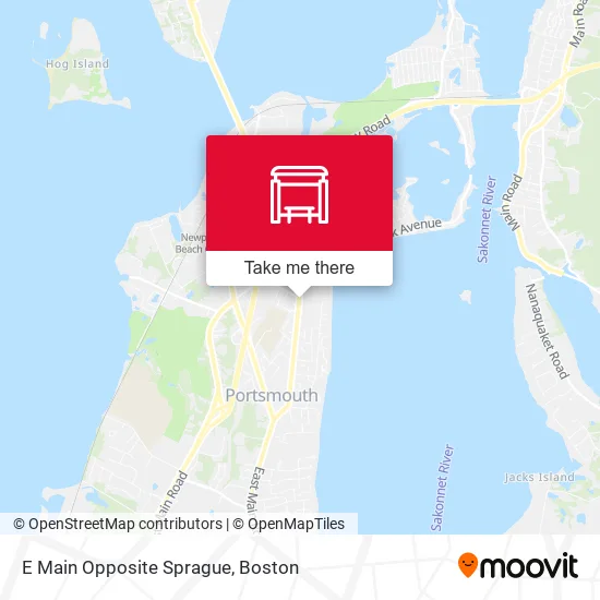 E Main Opposite Sprague map