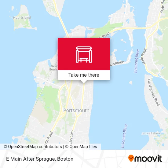 E Main After Sprague map