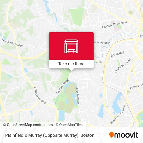 Plainfield & Murray (Opposite Murray) map