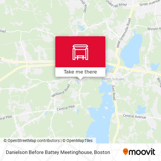 Mapa de Danielson Before Battey Meetinghouse