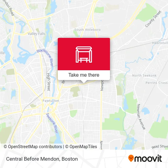 Central Before Mendon map