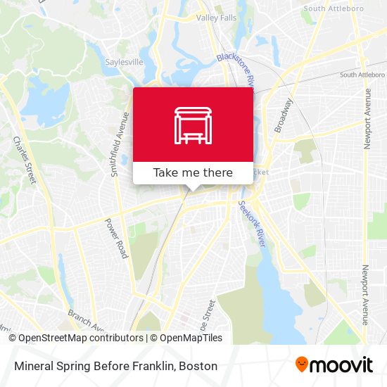 Mineral Spring Before Franklin map