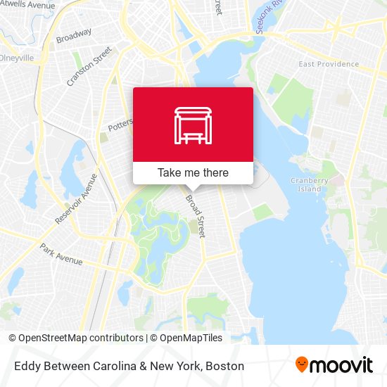 Mapa de Eddy Between Carolina & New York