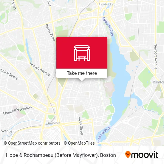 Hope & Rochambeau (Before Mayflower) map