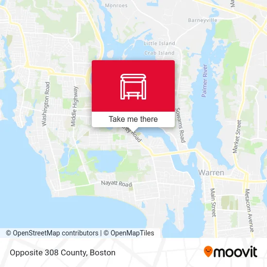 Opposite 308 County map