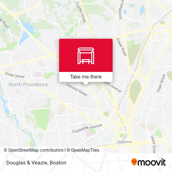 Douglas & Veazie map