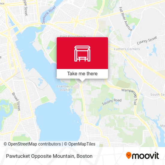 Pawtucket Opposite Mountain map