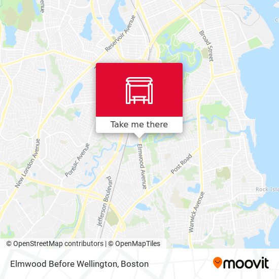 Elmwood Before Wellington map