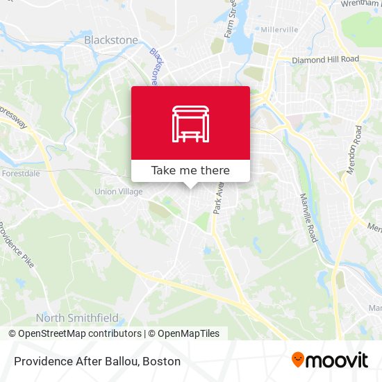 Mapa de Providence After Ballou