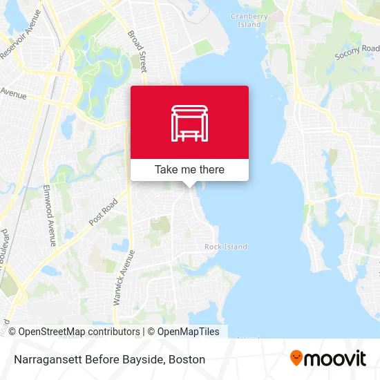 Narragansett Before Bayside map